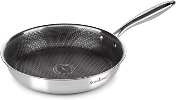 ROSMARINO BRATPFANNE HEXAPRO Edelstahl (H 5,5 x T 51 x B 28 cm)