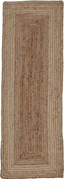 carpetfine Teppich Nele Juteteppich Naturfaser, rechteckig, Höhe: 6 mm, geflochtener Wendeteppich aus 100% Jute, quadratisch und als Läufer