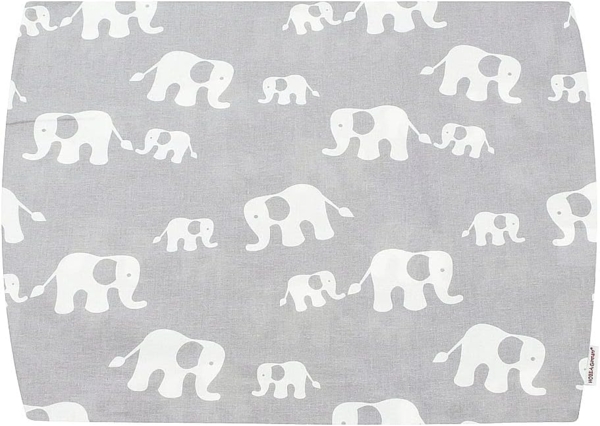 HOBEA-Germany Baby-Lagerungsbezug für Stillkissen XXL Lagerungskissen Schwangerschaftskissen Seitenschläferkissen groß (Elefantenfamilie)