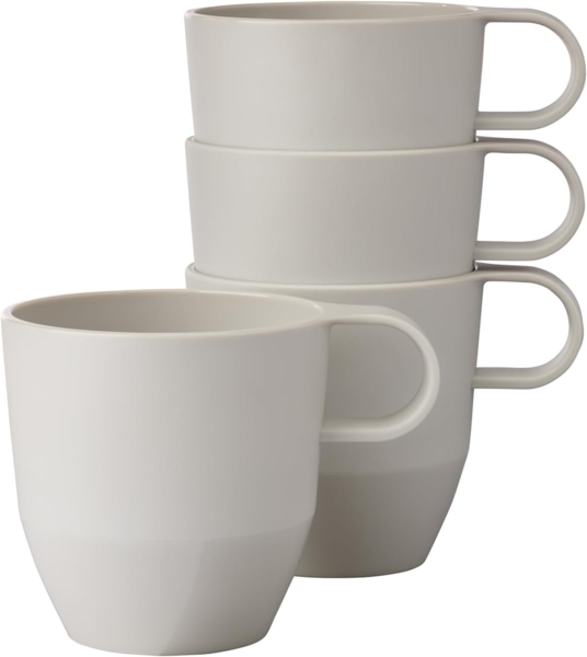 Mepal SILUETA Henkelbecher 300 ml 4er Set Nordic White