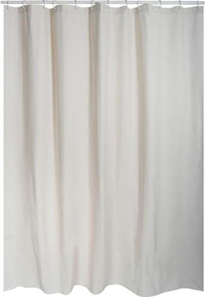 MSV Anti-Schimmel Duschvorhang "Naturel" Anti-Bakteriell, waschbar, wasserdicht Polyester/Baumwolle 180x200cm