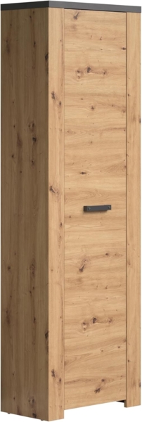 Garderobenschrank Franka / Follow, Holzwerkstoff, Holzfarben, 62 x 199 x 35 cm