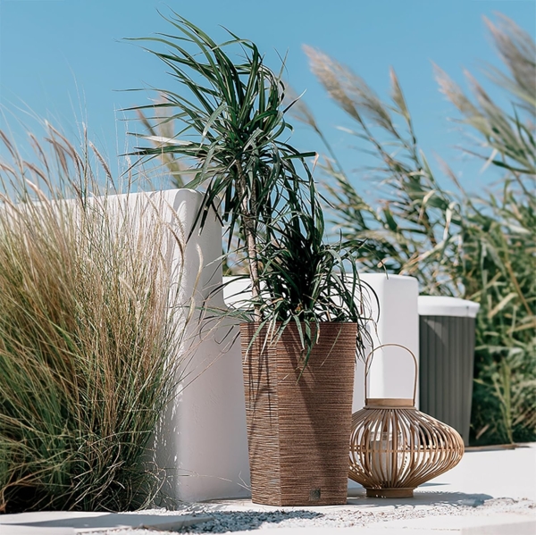 Annastore Pflanzkübel Blumentopf - Blumenübertopf für den Außen - Pflanzgefäß - Pflanztopf, Wetterfest, Inkl. Innentopf Bild 5