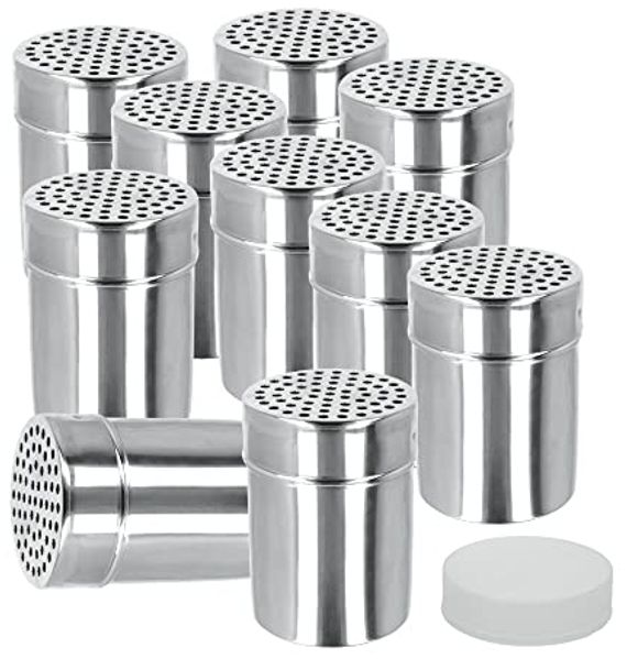 METALTEX Gewürzdose Inox mit satinierter Oberfläche / Streudose