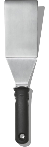 OXO Good Grips Pfannenwender Profi, perfekt zum Wenden, Zubereiten, Sautieren, Schaben, Edelstahl