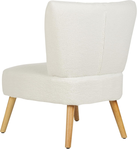 Sessel VAASA Bouclé Weiß Bild 6