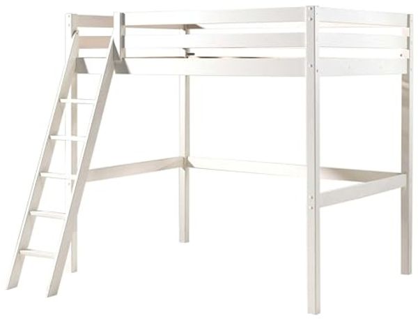 Vipack Hochbett weiß, 140x200 cm inkl. Sesselbett