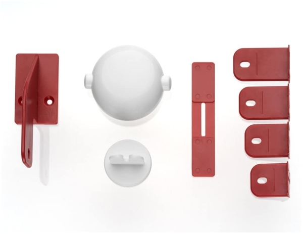 Reer Schrankschloss für Doppeltüren weiß