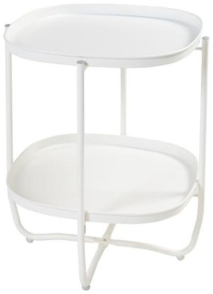 Tabletttisch Sandefjord Stahl 57,5x46x46 cm Weiß [en. casa] Bild 4