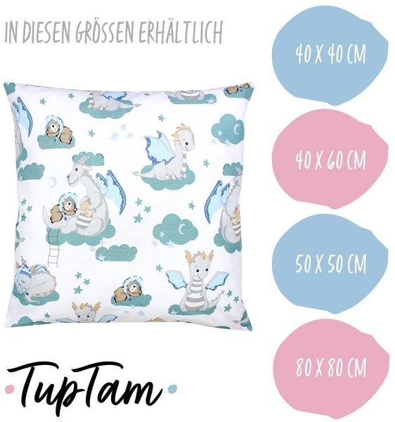 TupTam Kissenbezüge TupTam Kinder Kissenbezug Kissenhülle Dekorativ Gemustert Bild 3