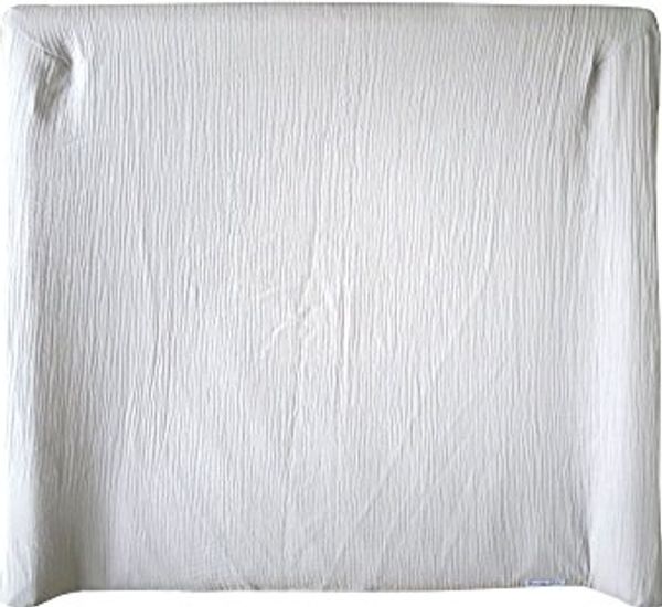 Blausberg Baby - Bezug kompatibel für IKEA-Wickelauflage Vädra 74x80 cm – in Grau - aus 100% Baumwolle-Musslin, Oeko-Tex ® Standard 100 zertifiziert