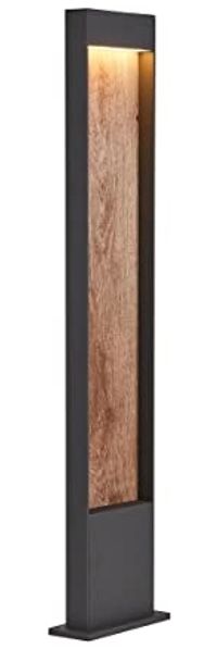 SLV Leuchte 1002959 FLATT POLE 100 Outdoor LED Stehleuchte 3000K IP65 anthrazit braun