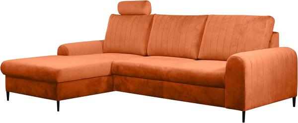 Ecksofa Lokoni (Farbe: Velluto 33, Seite: Links)