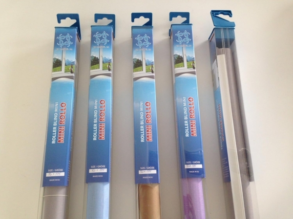 Thermo Black Out Plissee 105x120 cm taupe graubraun metallic 100% Verdunkelnd Bild 7