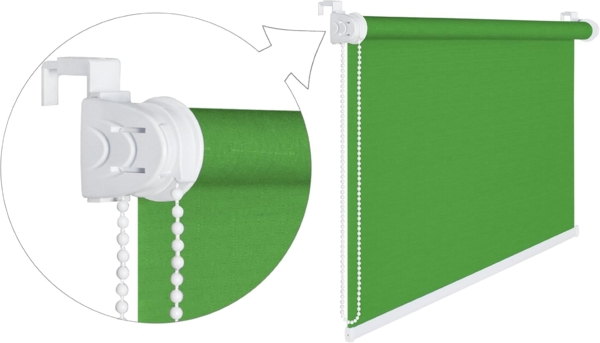 Thermo Black Out Plissee 105x120 cm taupe graubraun metallic 100% Verdunkelnd Bild 2