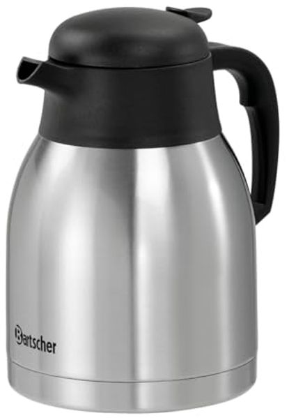 Bartscher Isolierkanne Isolierkanne 1,5L-ST, 1,5 Liter, Edelstahl, 190114