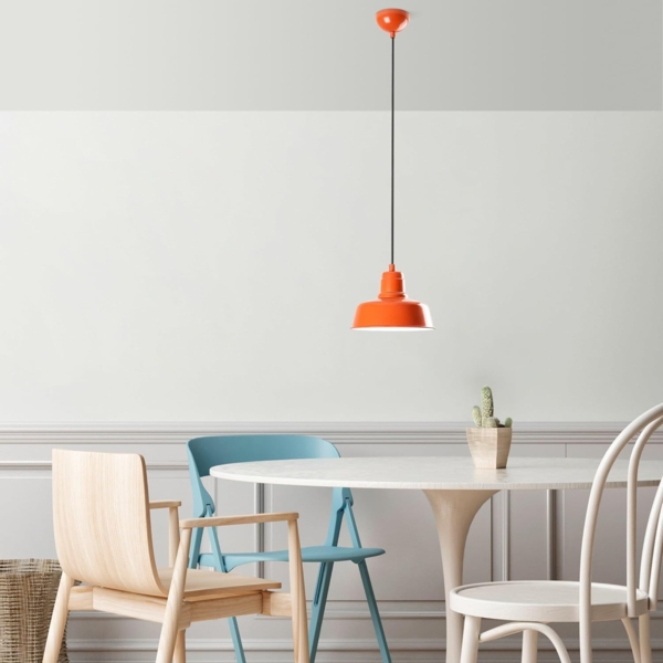 Kronleuchter, 'Memati', 108 x 13 x 13, Orange