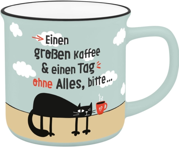 Tasse Lieblings-Becher Tee Kaffeetasse 0,35cl Geschenk Sheepworld KAFFE 74522