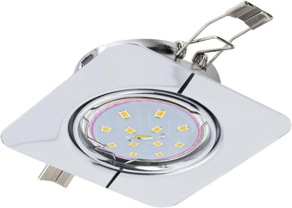 Eglo 94263 Wandleuchte/Deckenleuchte Einbau LED PENETO chrom, GU10 max. 1X5W