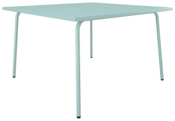 Vente-unique - MIRMANDE Garden dining set Metall Grün - B 120 cm x H 75 cm x L 120 cm