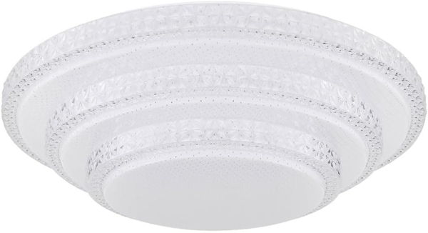 Smart LED Deckenleuchte, Fernbedienung, dimmbar, D 49,5cm