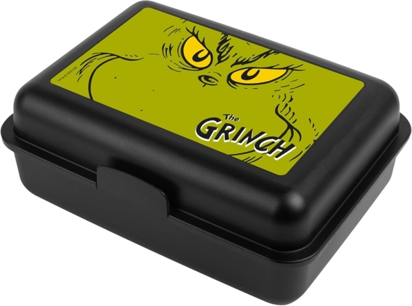 United Labels® Lunchbox The Grinch Gesicht mit Trennwand, Kunststoff (PP)