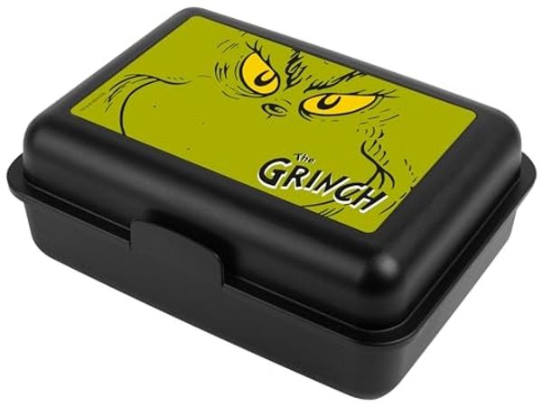 United Labels® Lunchbox The Grinch Gesicht mit Trennwand, Kunststoff (PP)