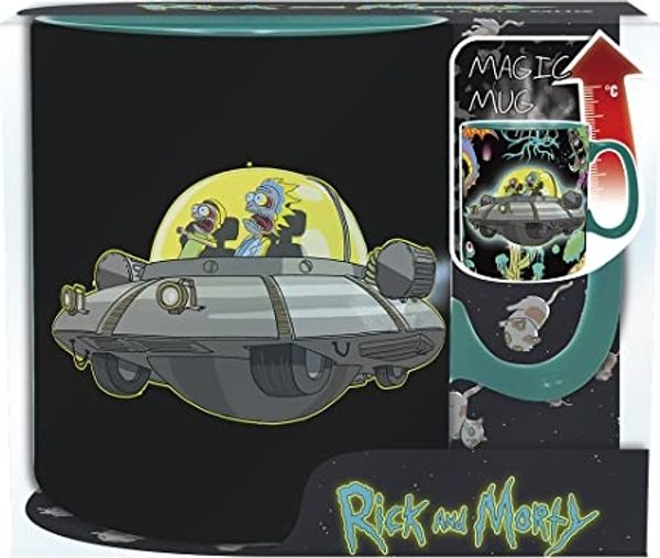 ABYstyle Tasse RICK AND MORTY - Tasse Heat Change - 460 ml - Spaceship - box