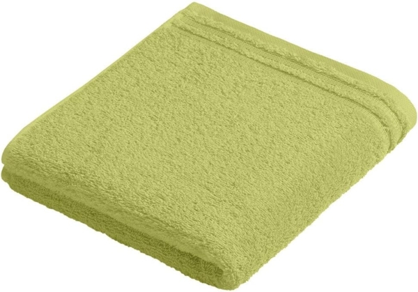 Vossen Badetuch Calypso Feeling, Walkfrottee (1-St), mit schmaler Bordüre aus 100% Baumwolle, Vegan, einfarbig