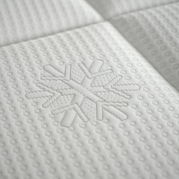 WIN REST Taschenfederkernmatratze, 135x200 cm, Kalteffekt, leitet die Körperwärme ab, Modell Wave, Höhe 29 cm, hohe Anpassungsfähigkeit, doppelseitig, hypoallergen Bild 3