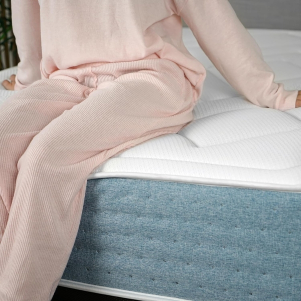 WIN REST Taschenfederkernmatratze, 135x200 cm, Kalteffekt, leitet die Körperwärme ab, Modell Wave, Höhe 29 cm, hohe Anpassungsfähigkeit, doppelseitig, hypoallergen Bild 6