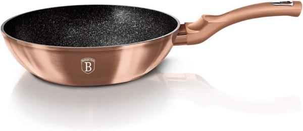 Berlinger Haus Granit-Wok-Pfanne, 28 cm, Metallic Line