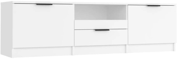 vidaXL TV-Schrank Weiß 140 x 35 x 40 cm Holzwerkstoff 811448