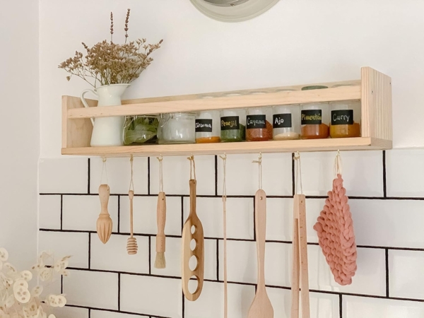 ASTIGARRAGA Regal mit Mittelstange, Kiefer, Kit Line, 80 cm Bild 2