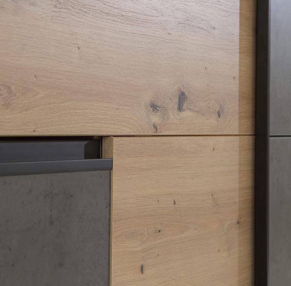 Schwebetürenschrank >Zorana< in Artisan Eiche - 200.1x200.5x61.2cm (BxHxT) Bild 7