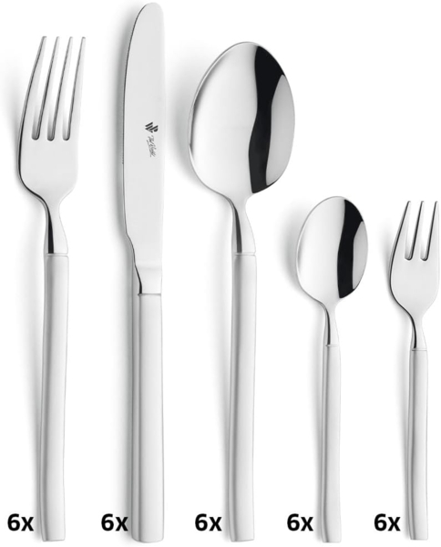 Paul Wirths BALI Besteckset 30-teilig mattiert Bild 2