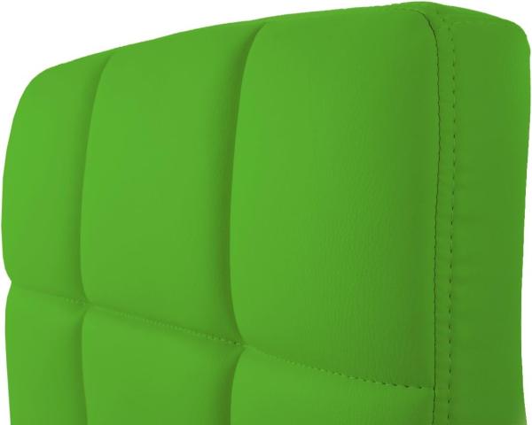 2er-Set Esszimmerstuhl Drehstuhl Stuhl Kavala Kunstleder Chrom ~ grün Bild 8