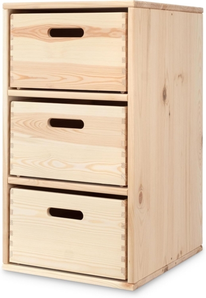 Ehrenkind Kinderregal Aufbewahrungssystem für das Kinderzimmer aus hochwertigem Holz, Modularer Aufbau, individuell kombinierbar