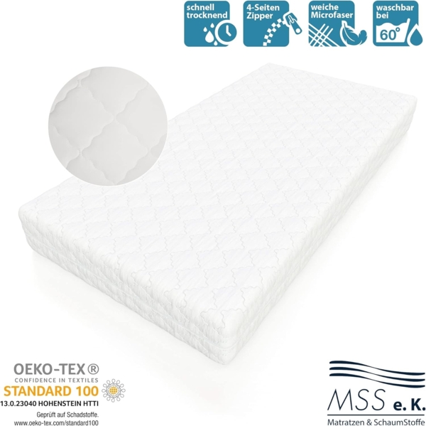 MSS e.K. Matratzenbezug "CLASSIC" 120 x 200 x 14 cm"" Bild 4