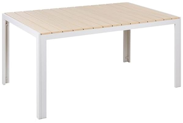 Gartentisch Kunststoff Beige COMO