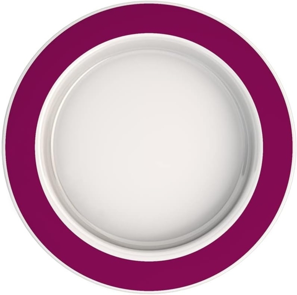 Ornamin Speiseteller ORNAMIN Großer Teller mit Kipp-Trick, (1 St), Esshilfe I Anti-Rutsch-Ring I bruchstabil I Made in Germany