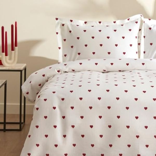 Karaca Bettwäsche Sarah Anderson Amour Einzelbett Piké Tagesdecke Decke Set