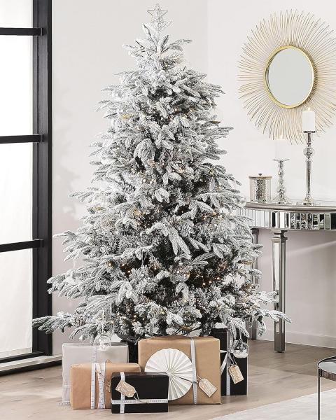 Weihnachtsbaum BASSIE 180 cm Weiß Bild 2