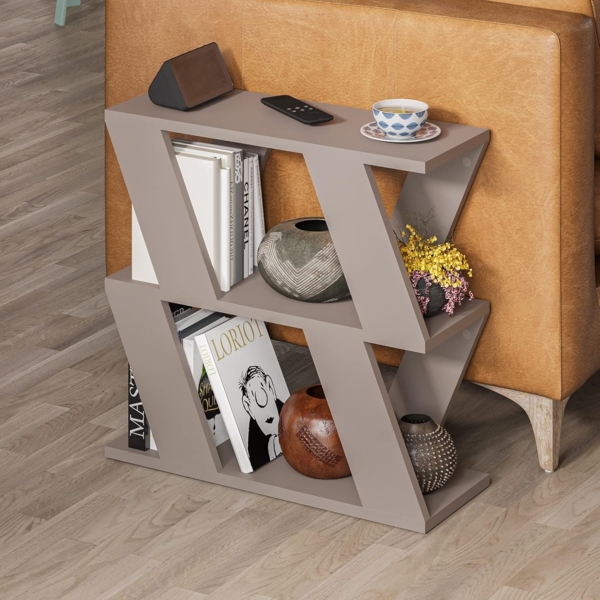 Decortie Beistelltisch LAZENA BEISTELLTISCH (Packung, 1-St), Leichte Montage, Lagerung, Platzsparend