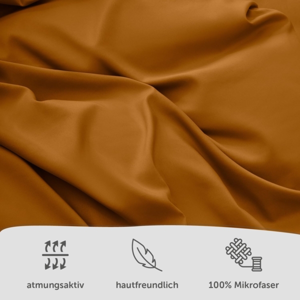 Blumtal Bettwäsche Oeko-TEX zertifizierte Mikrofaser Bettwäsche pflegeleicht & faltenfrei, Bettbezüge aus Atmungsaktivem Mikrofaser Bild 2