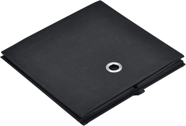 Faltbox 10er-Set 30 x 30 x 28 cm Vliesstoff Schwarz en. casa Bild 5