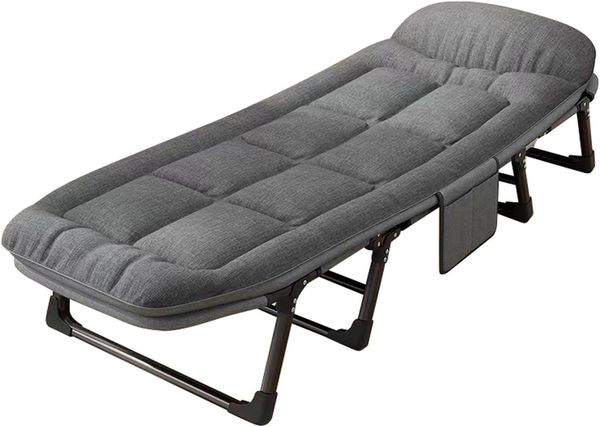 HTI-Living Gästebett Klappbett Irmchen (Stück, 1-St, 1 Klappbett) Gästebett Campingliege verstellbares Kopfteil