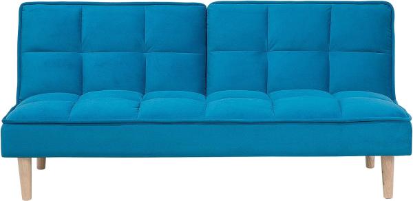 Schlafsofa 3-Sitzer Polsterbezug blau SILJAN