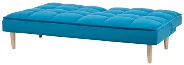 Schlafsofa 3-Sitzer Polsterbezug blau SILJAN Bild 7