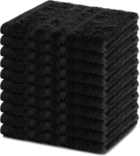 Lavea Seiftuch Elena, 30x30cm aus 100% Baumwolle, einzigartig weiche Seiftücher (Set, 10-St), ideal für die schonende Reinigung von Gesicht und Händen